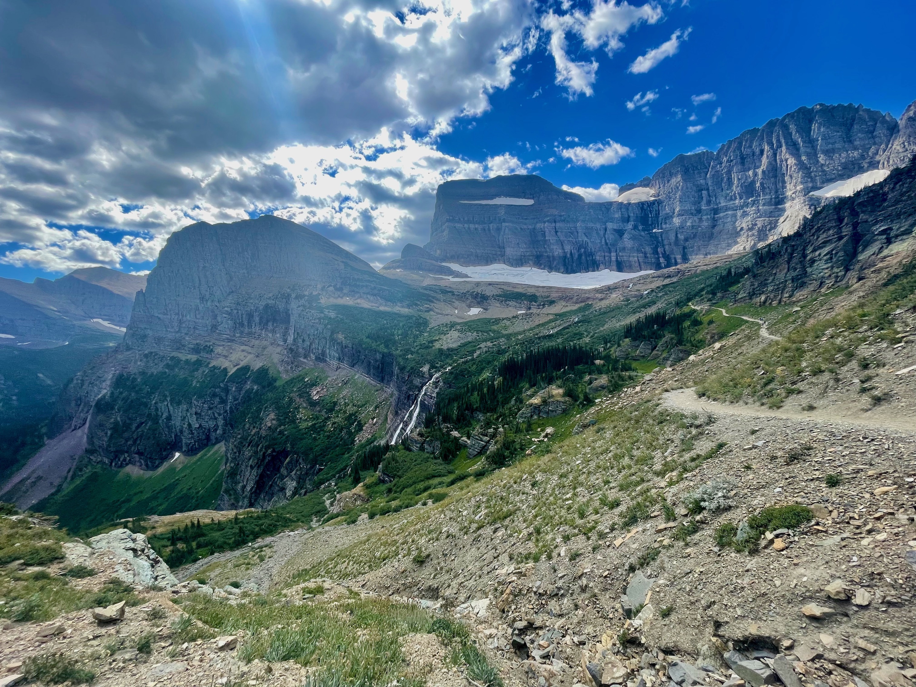 Hiking to Grinell Glacier