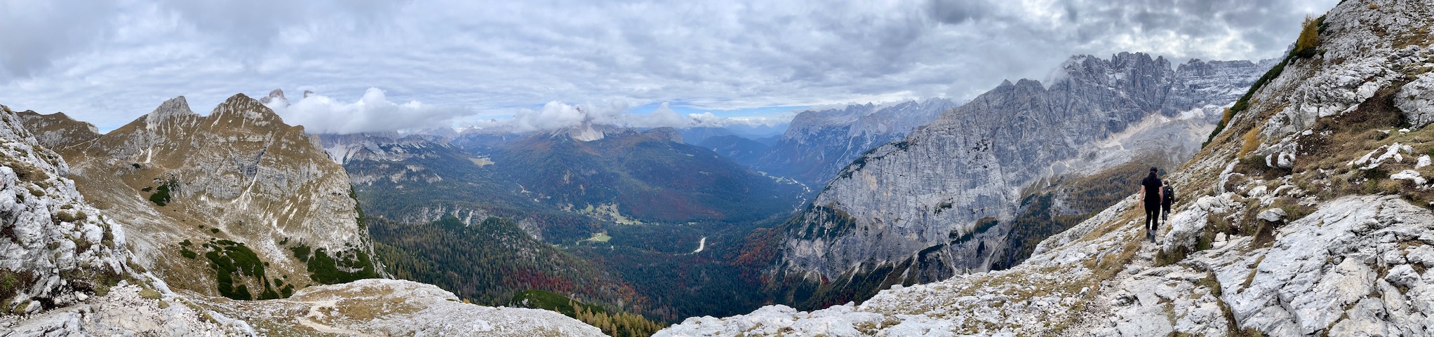 View from Passo Tre Croci