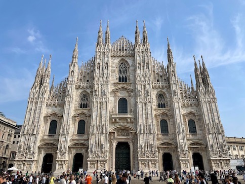 Facade of Milan Duomo