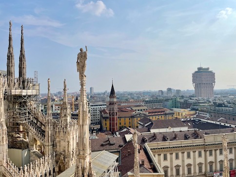 Milan, from Duomo Rooftop